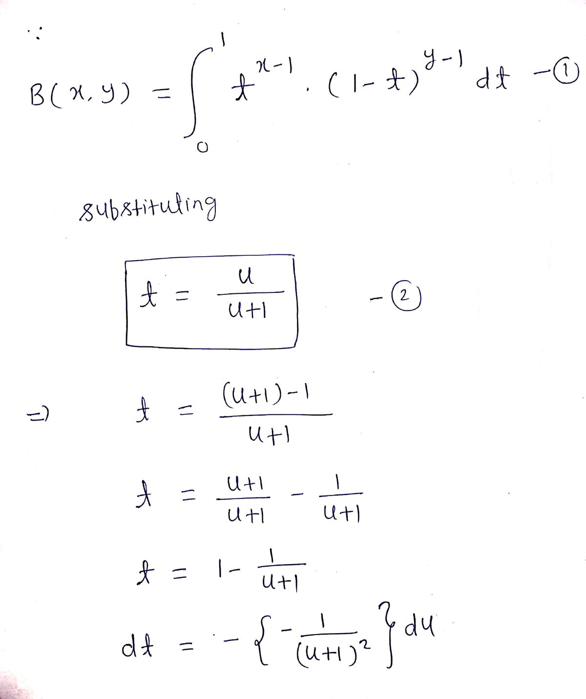 Advanced Math homework question answer, step 2, image 1